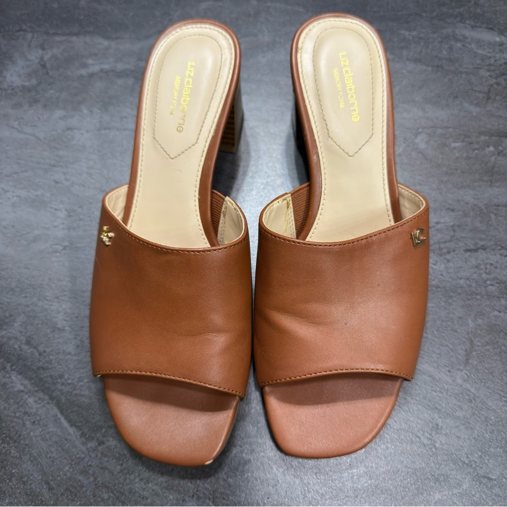 Liz Claiborne Block Heeled Sandals